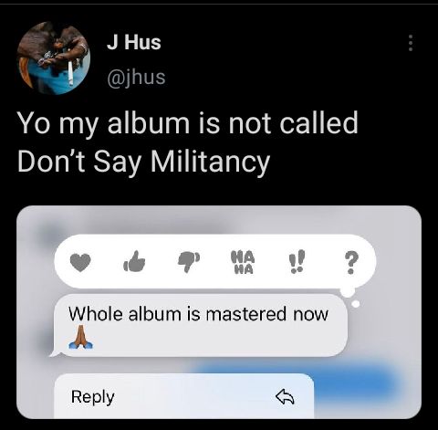 J HUS TO RELEASE NEW ALBUM. - Baboon Forest Entertainment